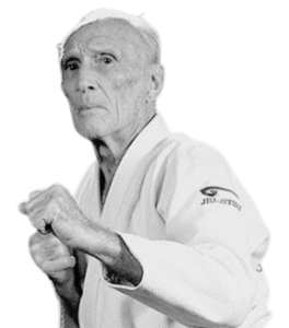 Helio Gracie demonstrating traditional Brazilian Jiu Jitsu technique