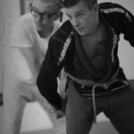 Young Joshua Randorf training Brazilian Jiu Jitsu during early martial arts development
